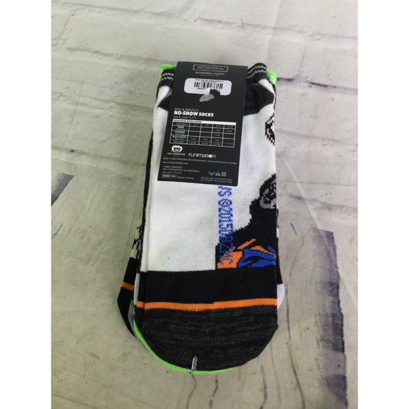 Dragon Ball Z Goku Anime No Show Socks 5 Pair Shoe Size 5-10 Sock Size 9-11 - Picture 7 of 8